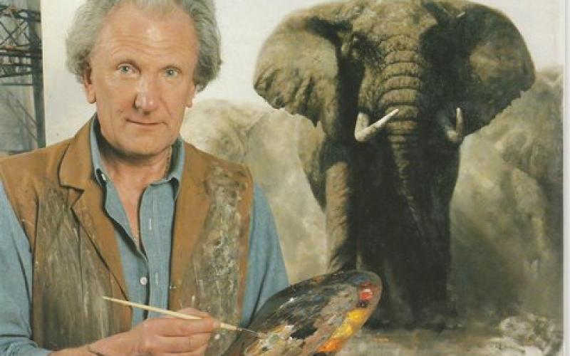 Front Cover of The Man Who Loves Giants by David Shepherd